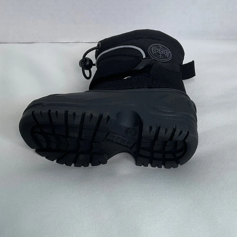 Totes‎ toddler boys Black Winter Snow Boots size 5